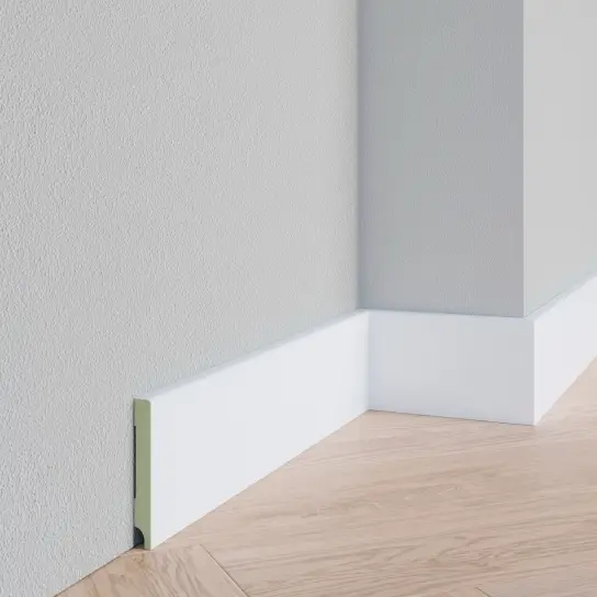 Actieprijs Gladde plint - MDF v313- 18 x 70 mm